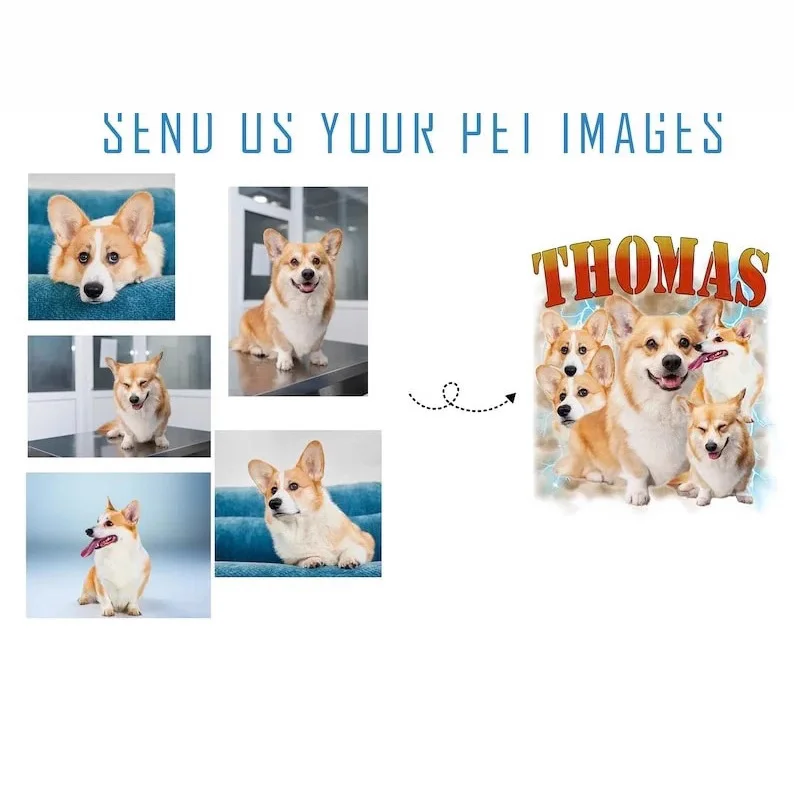 Vintage Pet Portrait Tee