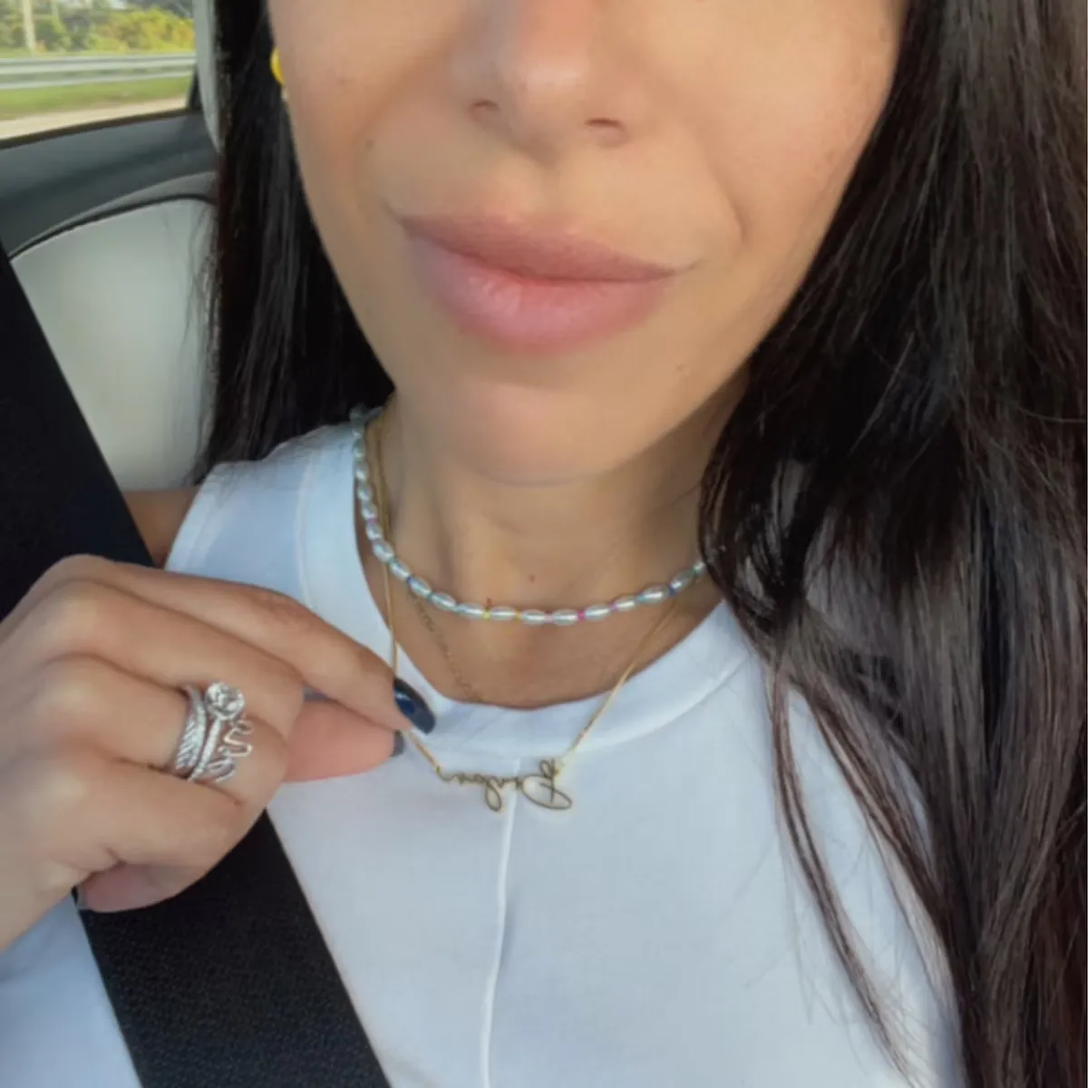 Customer custom name necklace