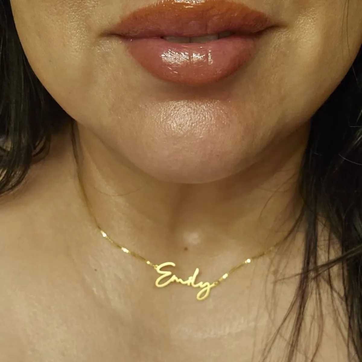 Customer custom name necklace