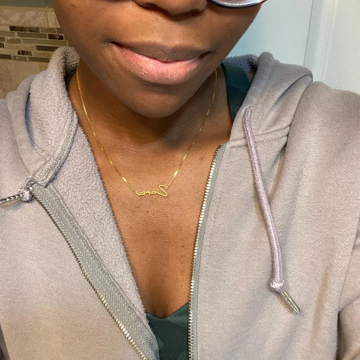 Customer custom name necklace