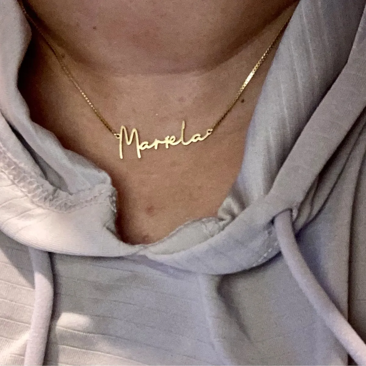 Customer custom name necklace