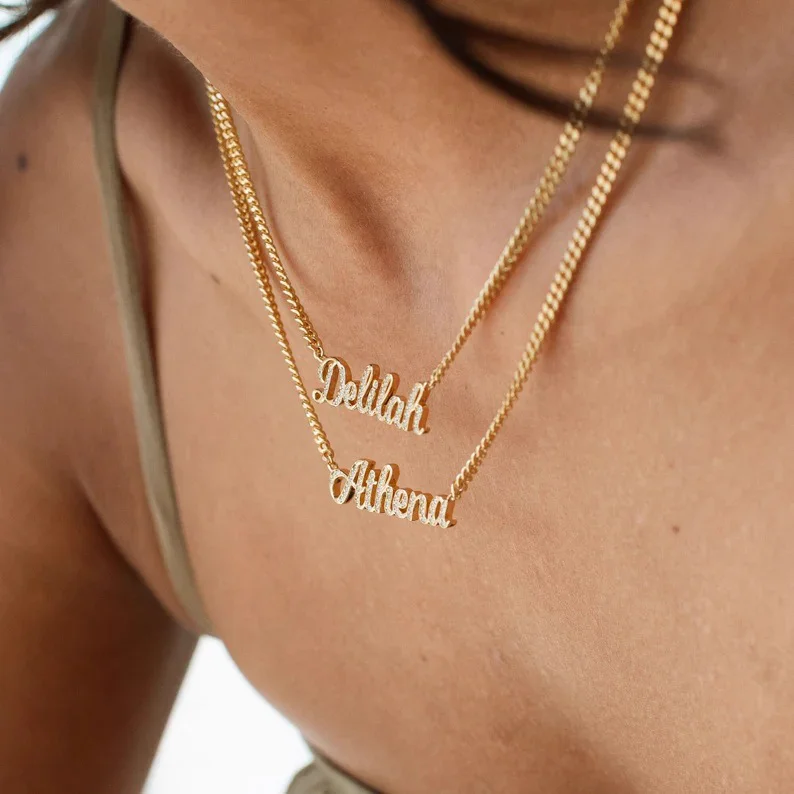 Diamond Name Necklace