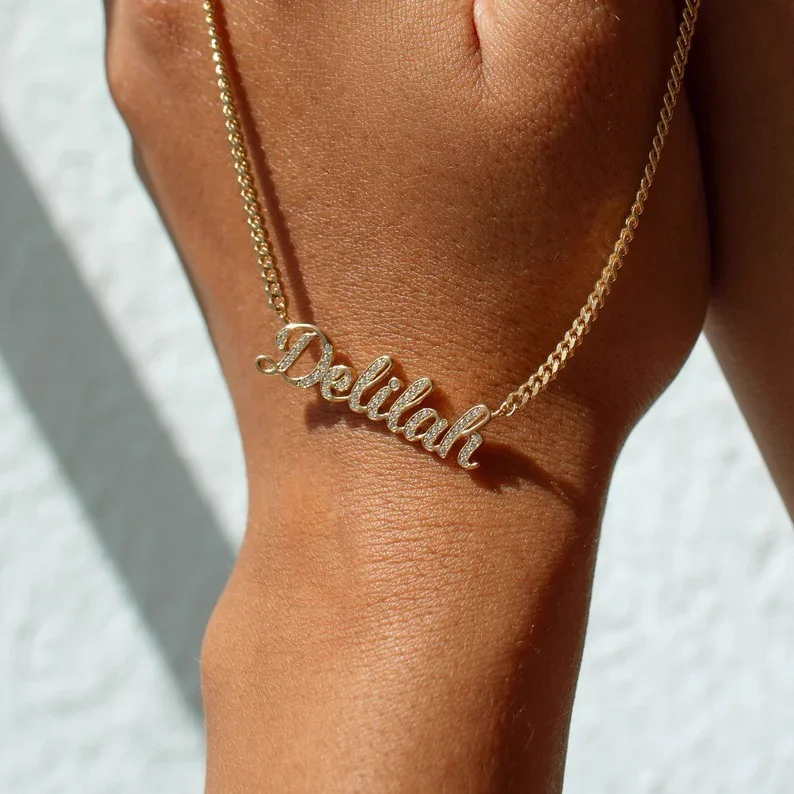 Diamond Name Necklace