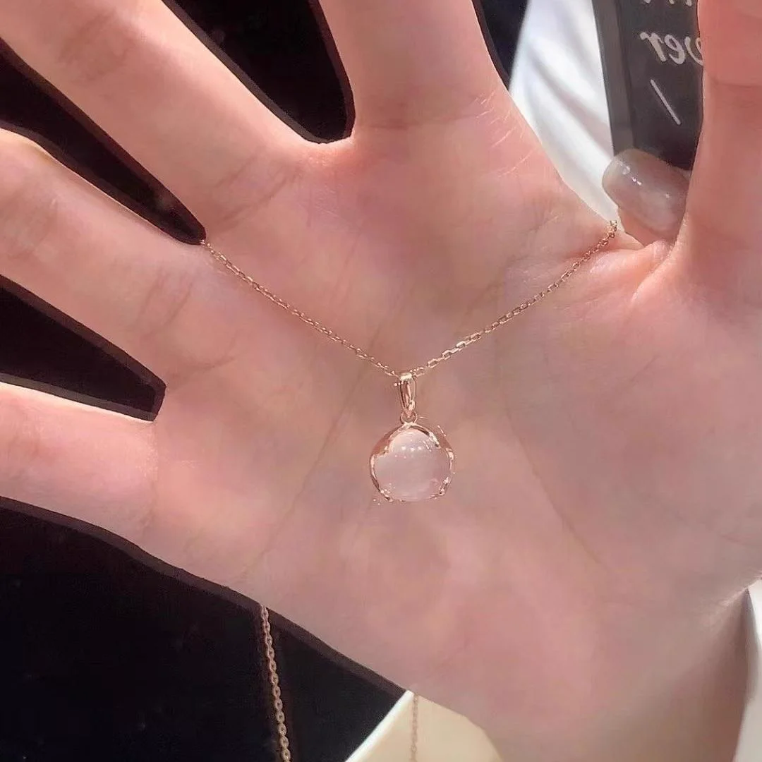 Rose Quartz Pendant Necklace